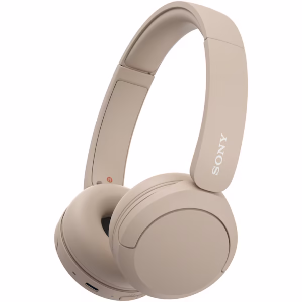 Casti On Ear Sony WH-CH520, Autonomie 50 ore, Bej