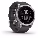 Ceas Smartwatch Garmin Fenix 7, 47 mm, Silver/Graphite - imagine 2