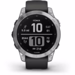 Ceas Smartwatch Garmin Fenix 7, 47 mm, Silver/Graphite - imagine 3