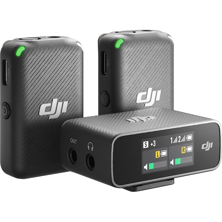 res_acb6f64bfeffc4be6cc281ce86c0 Kit microfon DJI Mic Dual Channel - imagine 1