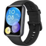 Ceas Huawei Watch Fit 2, Silicone Strap, Midnight Black - imagine 2