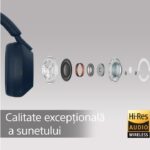 Casti Over the Ear Sony WH-1000XM5 Blue - imagine 5