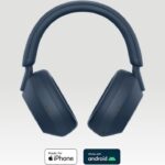 Casti Over the Ear Sony WH-1000XM5 Blue - imagine 3