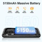 Doogee Blade 10, 9GB RAM (4GB + 5GB 128GB, Android 14, 5150mAh, Face ID, Dual SIM - imagine 4