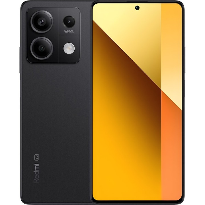 res_ab7ce888e400f92d0f6b8a8b7b8f Telefon Xiaomi Redmi Note 13 5G, 256GB, 8GB RAM, Black - imagine 1