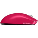 Mouse gaming Logitech Pro X Superlight 2, Magenta - imagine 4