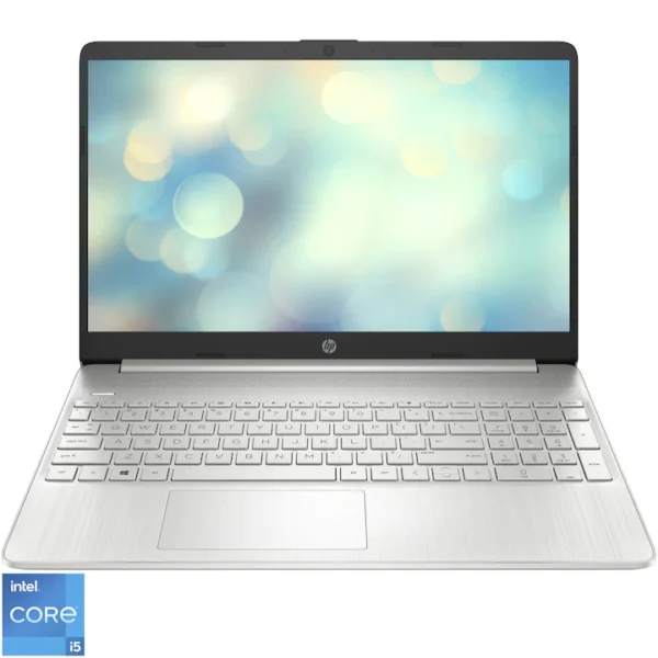 Laptop HP 15s-fq5029nq i5-1235U, 15.6", Full HD, 16GB, 512GB SSD PCIe, FreeDOS 3.0, Silver
