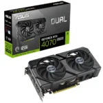 Placa video ASUS GeForce RTX 4070 SUPER DUAL OC, 12GB GDDR6X