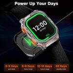 Ceas inteligent KOSPET Tank M3 Ultra, apelare telefonica, AMOLED - imagine 6