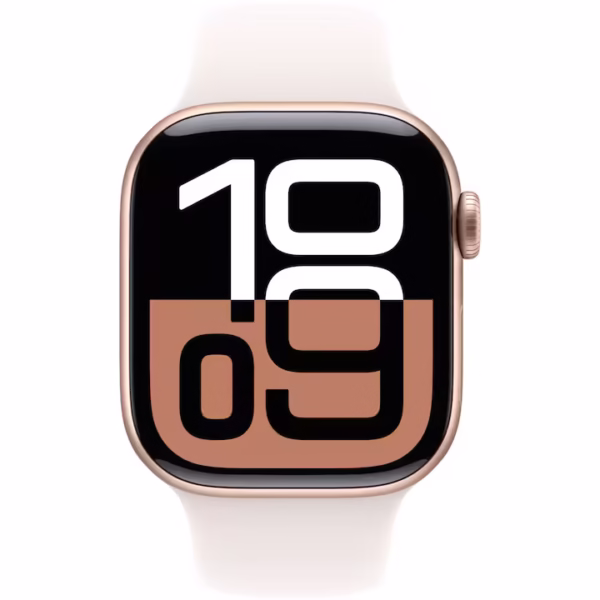 Apple Watch 10, GPS + Cellular, Carcasa Rose Gold Aluminium 46mm