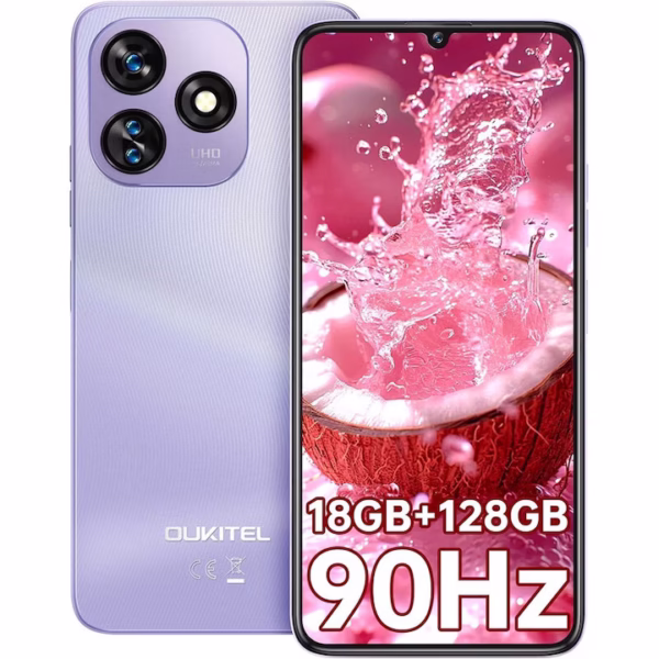 Telefon OUKITEL C51, 128GB, 18GB RAM, Dual SIM, Violet