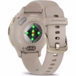 Ceas Garmin Venu 3S, French Gray / Soft Gold - imagine 3