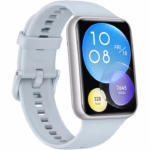 Ceas Huawei Watch Fit 2, Silicone Strap, Isle Blue - imagine 5