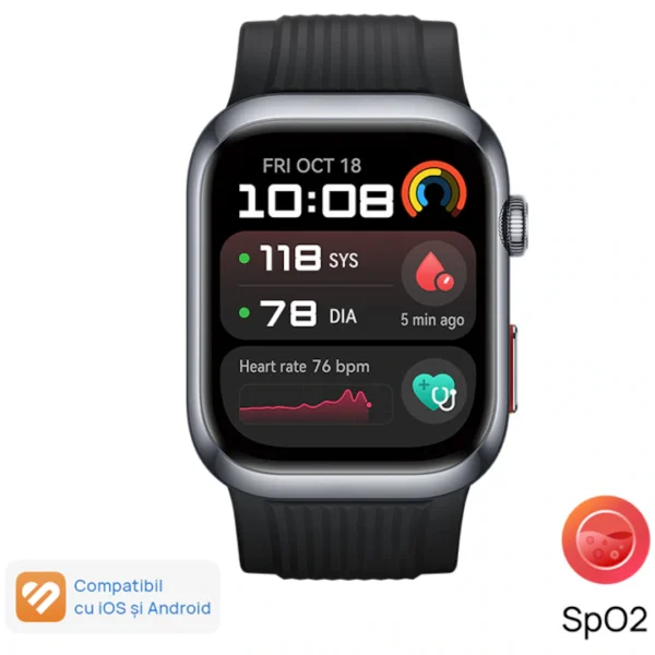Ceas Huawei Watch D2, Black aluminum
