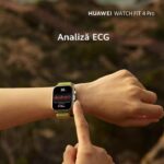 Ceas HUAWEI Watch Fit 4 Pro, Green Woven Strap - imagine 4