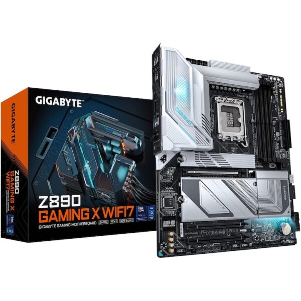Placa de baza GIGABYTE Z890 GAMING X WIFI7, LGA1851, DDR5, BT, Wi-Fi, ATX