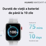 Ceas HUAWEI Watch Fit 4, Black - imagine 2