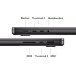 Laptop Apple MacBook Pro 14, procesor Apple M4, 10 nuclee CPU si 10 nuclee GPU, 16GB RAM, 512GB SSD, Space Black, Tastatura Spania - imagine 4