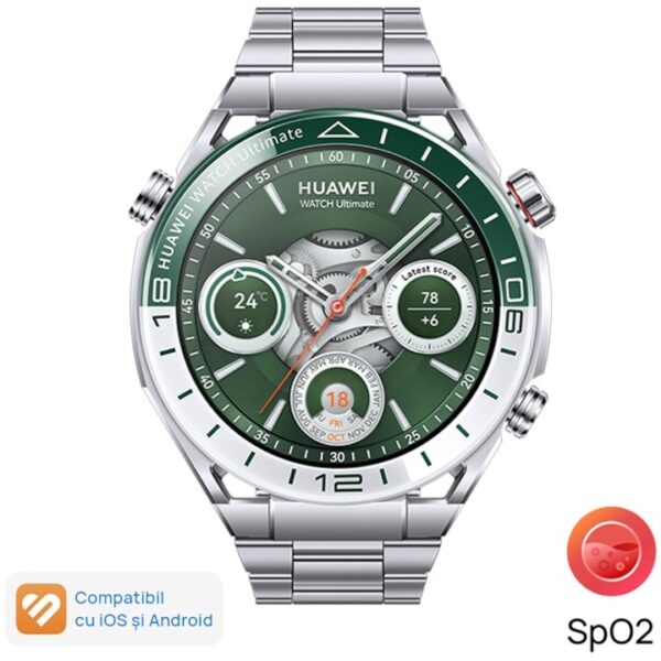 Ceas Huawei Watch Ultimate, Titanium Green