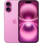 Telefon Apple iPhone 16, 128GB, Pink