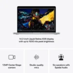 Laptop Apple MacBook Pro 14" procesor Apple M4,  16GB RAM, 1TB SSD, Silver - imagine 2