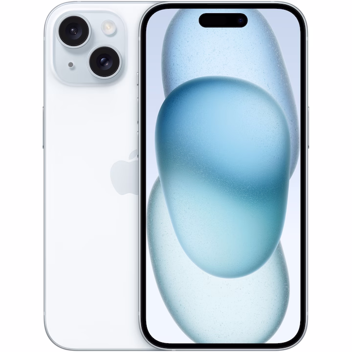 res_710aa5e925b96dc436201454c55598f8.jpg Telefon Apple iPhone 15, 128GB, Blue - imagine 1