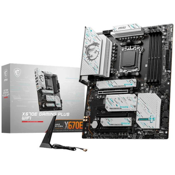 Placa de baza MSI X670E GAMING PLUS WIFI, Socket AM5, DDR5, ATX