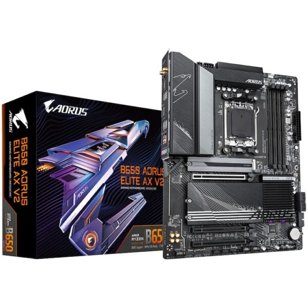 Placa de baza Gigabyte B650 AORUS ELITE AX V2, Socket AM5