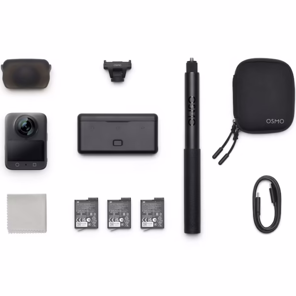 Camera video DJI Osmo 360, 8K, Adventure Combo