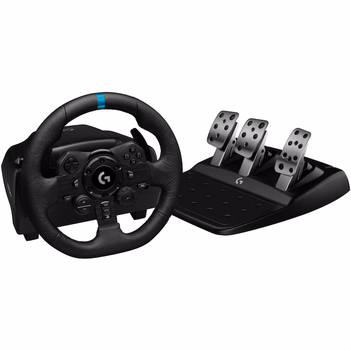 res_4c6b6a2c00b235ee9e6dbb8ec93b9fdf.jpg Volan Logitech G923 Trueforce pentru PS5, PS4 and PC - imagine 1