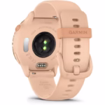 Ceas Garmin vivoactive 6, GPS, 42mm, curea silicon, Pink Dawn - imagine 3