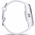 Ceas Garmin Venu 3, GPS, Wi-Fi, curea silicon, 45mm, Silver/Whitestone - imagine 6