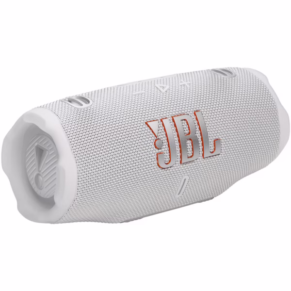 Boxa portabila JBL Charge 6, 45W, Powerbank, Fast charge, Autonomie 28 ore, IP68, Alb