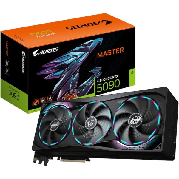 Placa video GIGABYTE AORUS GeForce RTX 5090 MASTER, 32GB GDDR7, 512-bit