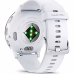 Ceas Garmin Venu 3, GPS, Wi-Fi, curea silicon, 45mm, Silver/Whitestone - imagine 5
