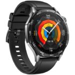 Ceas Huawei Watch GT 5, 46MM, Stainless Steel Case, Black Fluoroelastomer - imagine 5