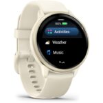Ceas Garmin vivoactive 6, GPS, 42mm, Lunar Gold - imagine 6