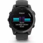 Ceas Garmin, Fenix E, 47mm, Slate Gray Steel - imagine 6