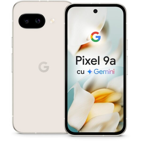 Telefon Google Pixel 9a, 128GB, 8GB RAM, 5G, Porcelain