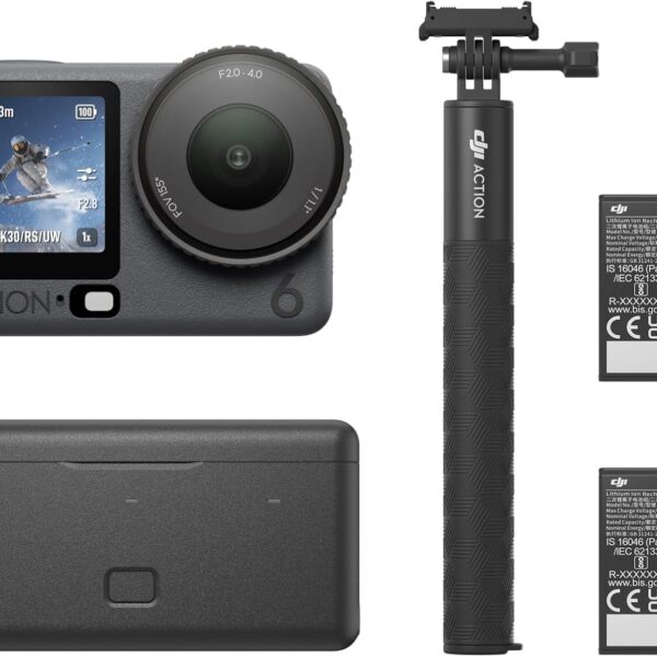 Camera video DJI Osmo Action 6, Enhanced Combo