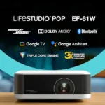 Proiector portabil Epson Lifestudio Pop EF-61W Diamond White, sunet Bose, Google TV, Full HD - imagine 4