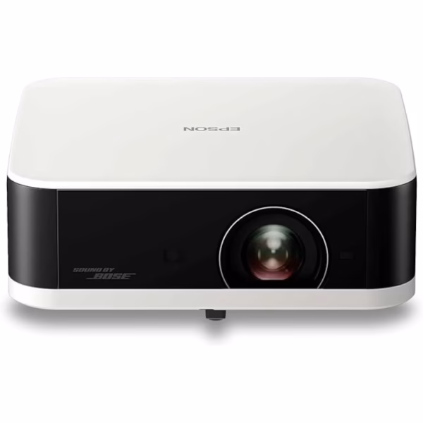 Proiector portabil Epson Lifestudio Pop EF-61W Diamond White, sunet Bose, Google TV, Full HD
