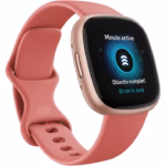 Ceas Fitbit Versa 4 Pink Sand / Copper Rose Aluminum - imagine 2