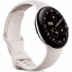 Ceas Google Pixel Watch 4, 45mm, Porcelain Silver - imagine 3