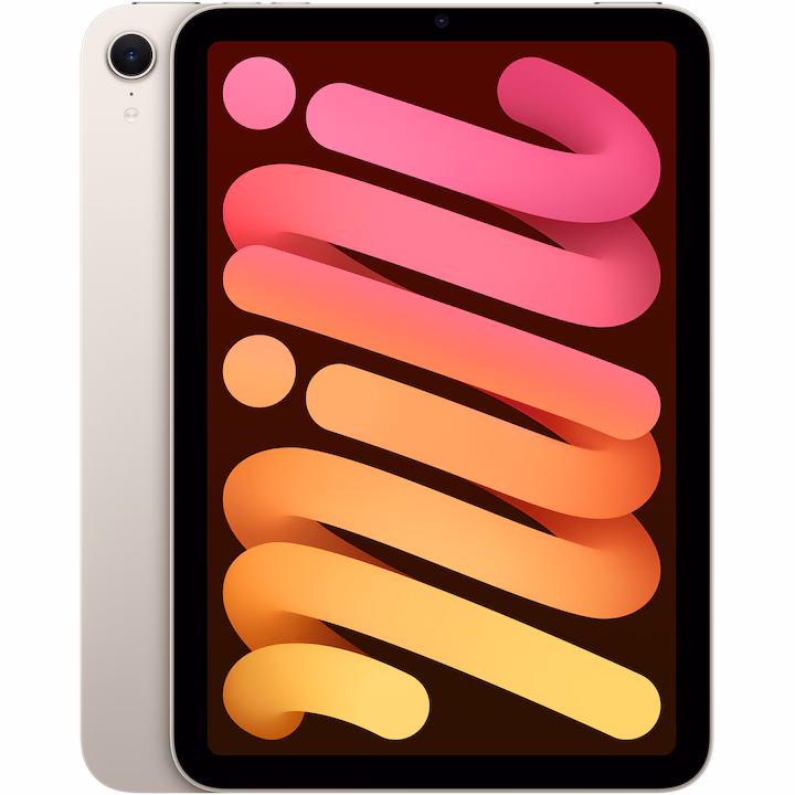 res_36e8a1216d86208a175a474d3c97f687.jpg Tableta Apple iPad mini 7, A17 Pro, 128GB, Wi-Fi, Starlight - imagine 1