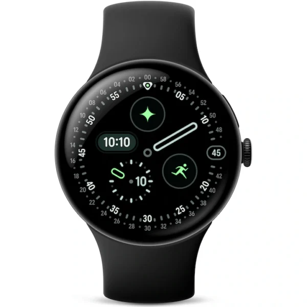 Ceas Google Pixel Watch 4 LTE, 45mm, Black/Obsidian