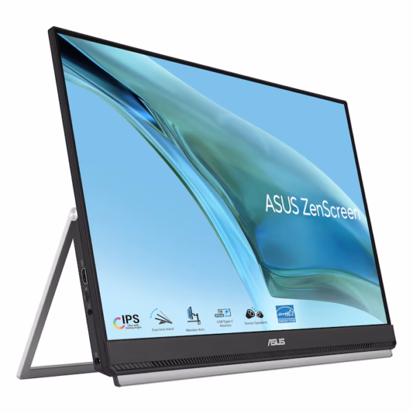 Monitor portabil ASUS Zenscreen MB249C, 24 inci, Full HD, USB Type-C