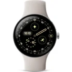 Ceas Google Pixel Watch 4, 45mm, Porcelain Silver