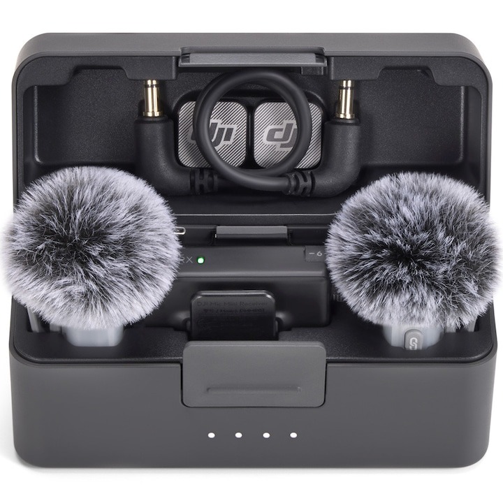 res_7afc0f45d7777cbfe4aace64498b Lavaliera DJI Mic Mini 2 (2 TX + 1 RX + Charging Case) - imagine 1