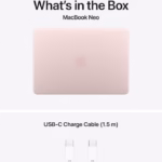 Apple MacBook Neo 13, 8GB RAM, 256GB SSD, Pink - imagine 2